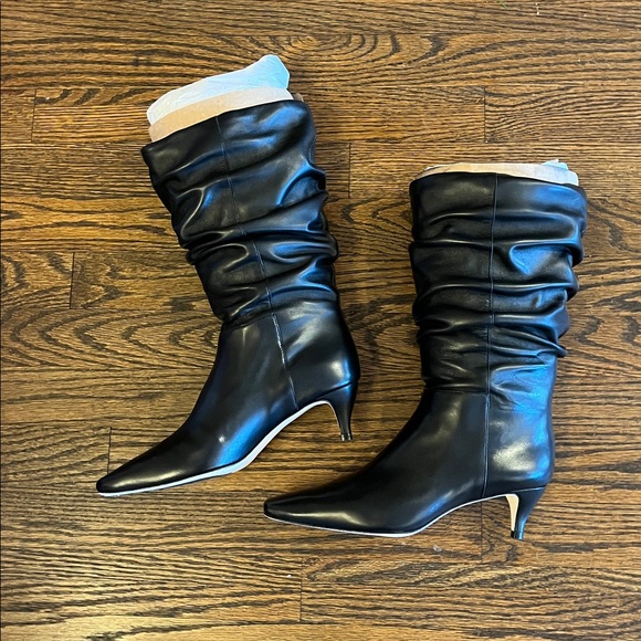 Reformation Rosie Mid Shaft leather Boot NWT - Picture 2 of 8